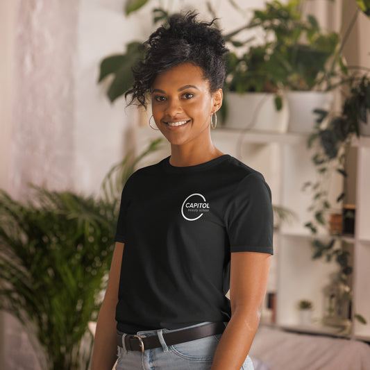 Black Unisex Short Sleeve